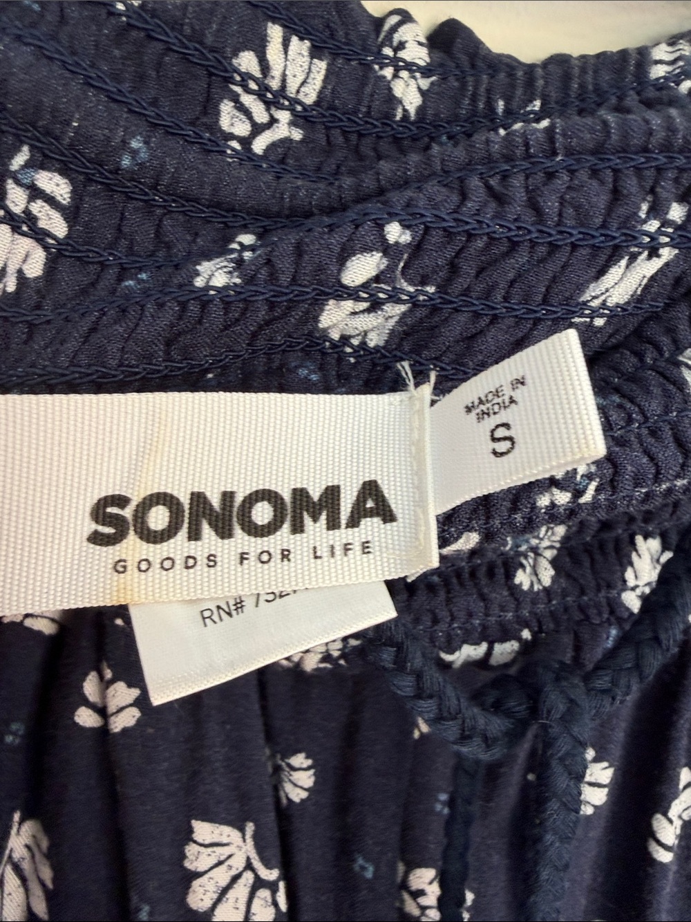 Floral Print Midi Skirt smocked cottagecore - Picture 2 of 11